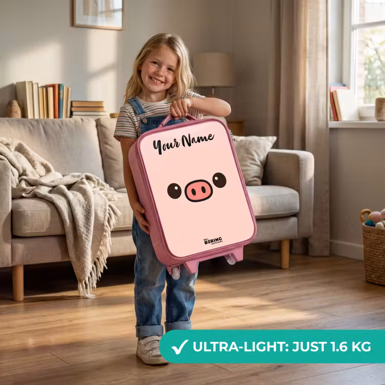 Kawai - Varken - Roze Kinderkoffer - Roze klein -sfeer2_EN