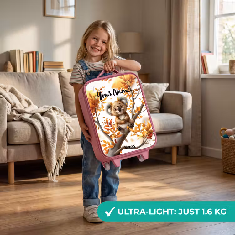 Kenny koala Kinderkoffer - Roze klein -sfeer2_EN