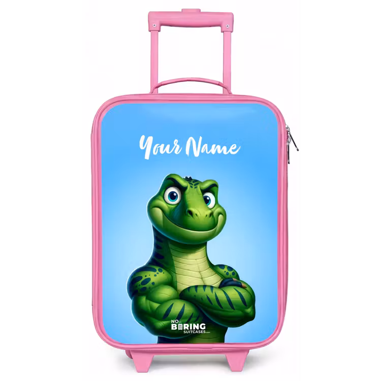 Spierbundelsaurus Kinderkoffer - Roze klein -zz3dotto