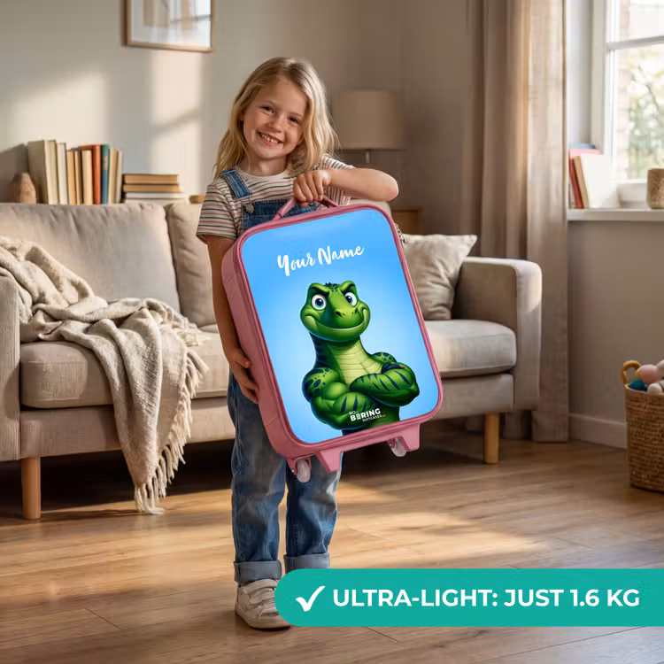 Spierbundelsaurus Kinderkoffer - Roze klein -sfeer2_EN