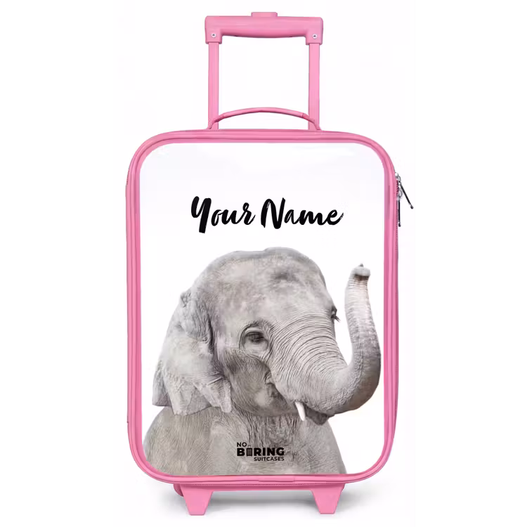 Oscar Olifant Kinderkoffer - Roze klein -zz3dotto