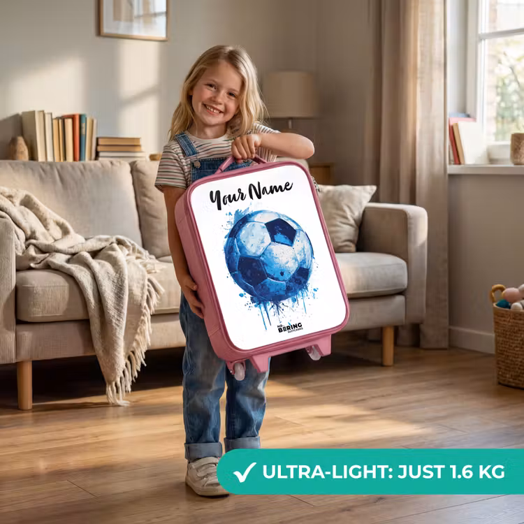 Voetbalvibes - Inktspatten - Blauw Kinderkoffer - Roze klein -sfeer2_EN