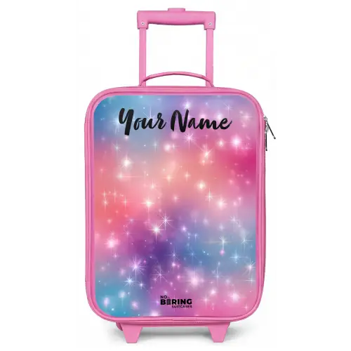 Sterren - Abstract - Kleuren Kinderkoffer - Roze klein -zz3dotto