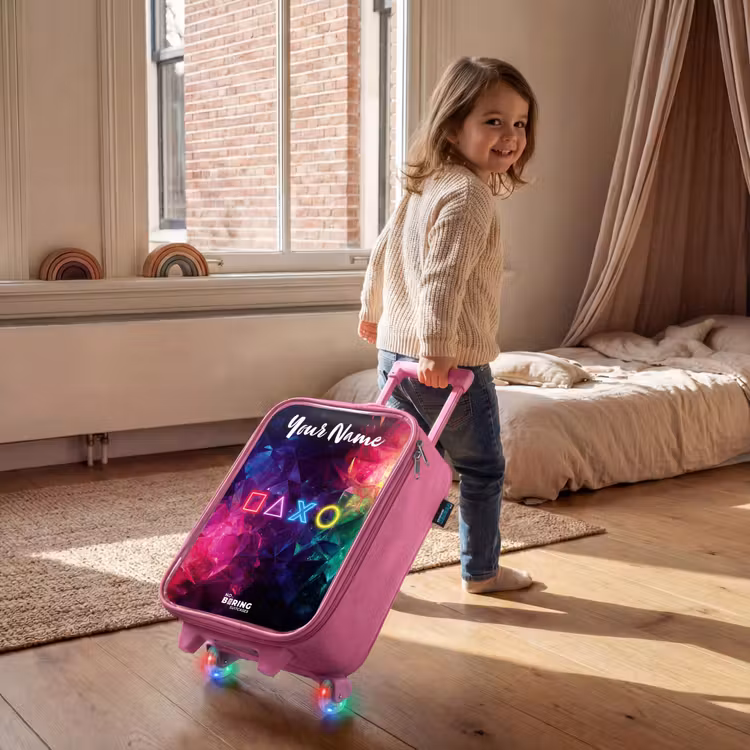 Symbolen - Game - Kleurrijk Kinderkoffer - Roze klein -sfeer1