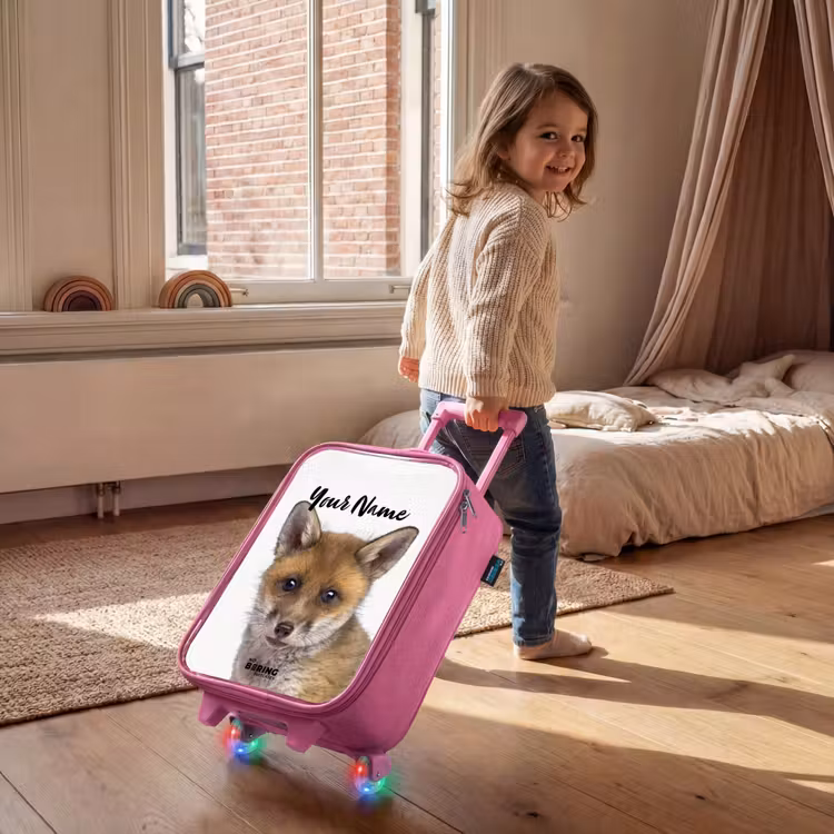 Victor Vos Kinderkoffer - Roze klein -sfeer1