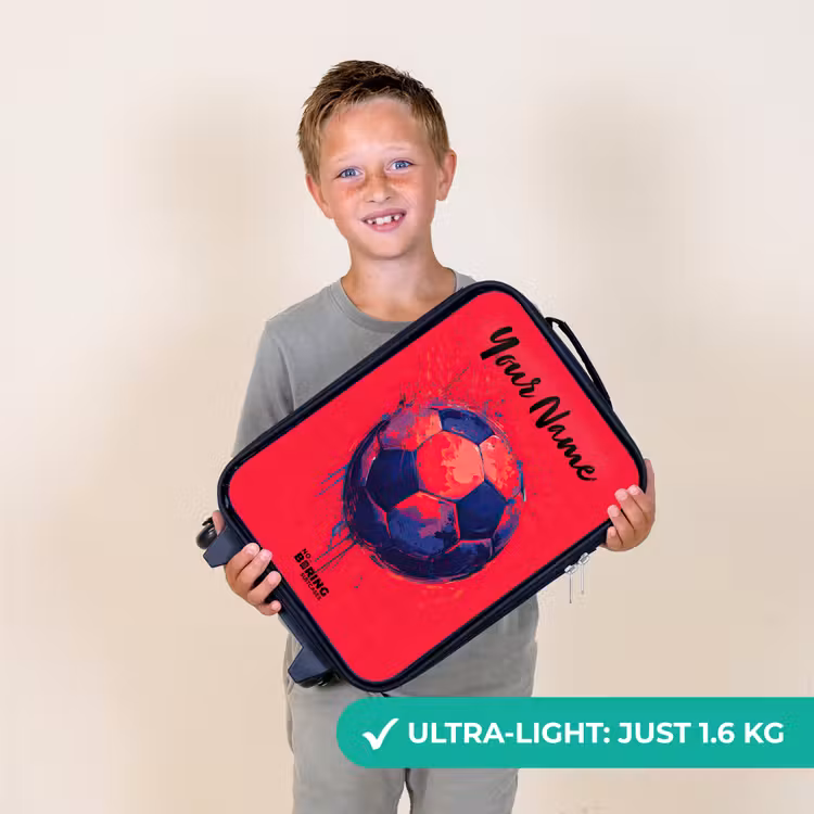 Voetbalvibes - Verf - Blauw - Rood Kinderkoffer - Zwart klein -sfeer4_UK