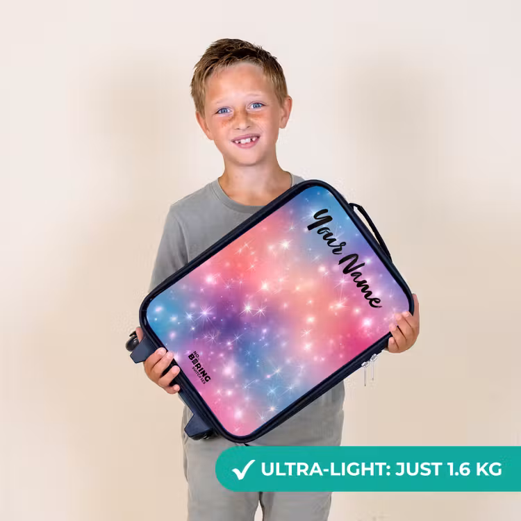 Sterren - Abstract - Kleuren Kinderkoffer - Zwart klein -sfeer4_UK