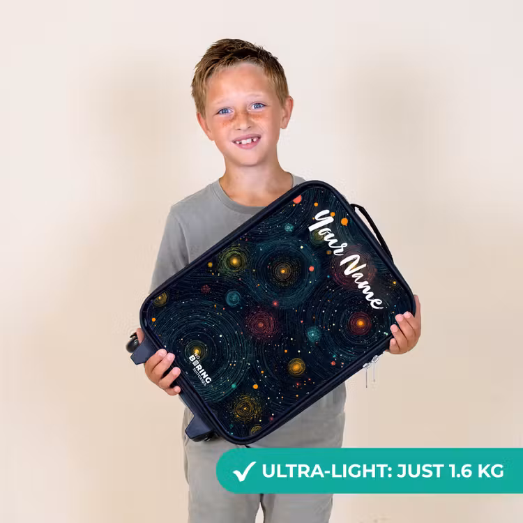 Sterren - Planeten - Kleurrijk Kinderkoffer - Zwart klein -sfeer4_UK