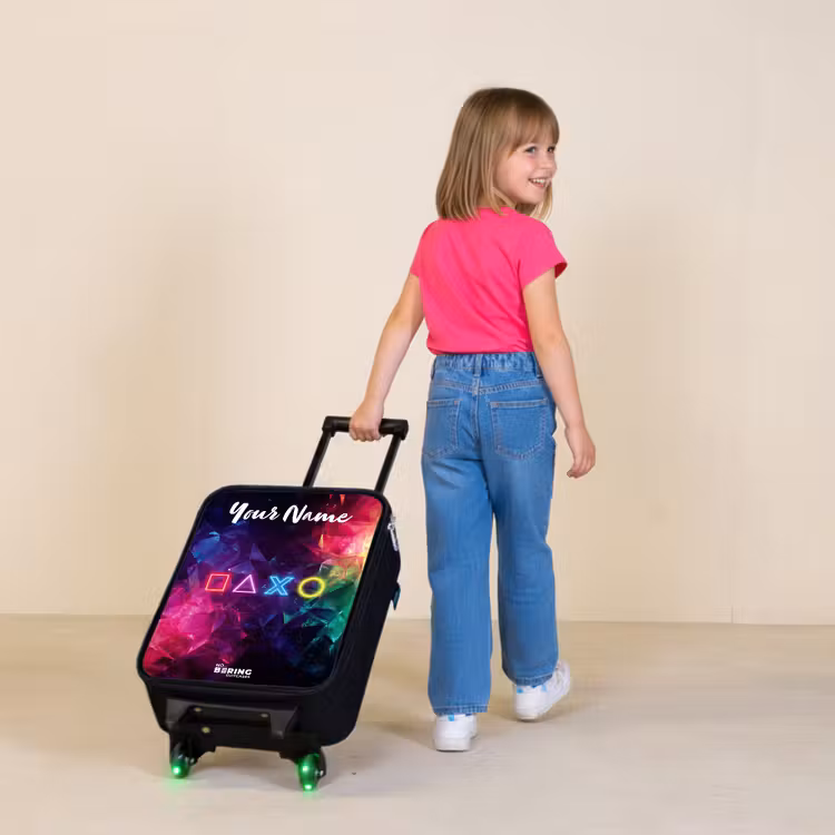 Symbolen - Game - Kleurrijk Kinderkoffer - Zwart klein -sfeer1