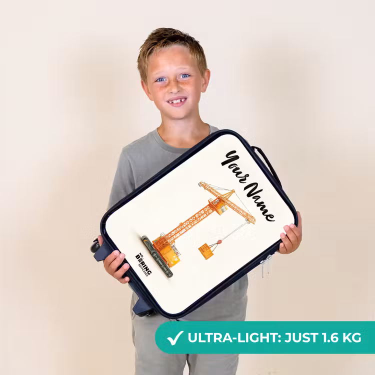 Torenkraan - Getekend - Oranje Kinderkoffer - Zwart klein -sfeer4_UK