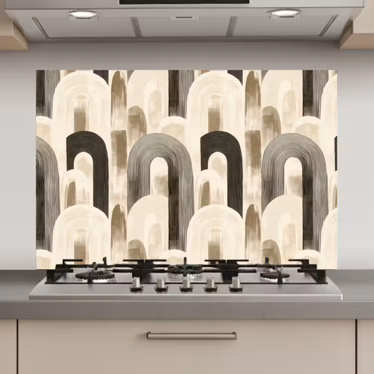 Abstract - Patroon - Bogen keuken achterwand spatscherm klein 900 -3d_website