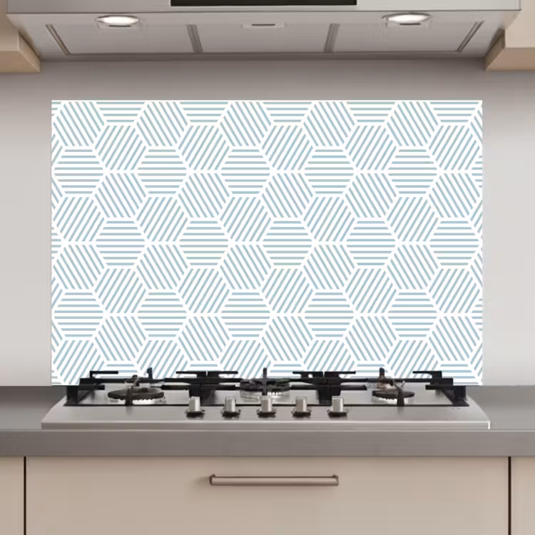 Abstract - Patronen - Design keuken achterwand spatscherm klein 900 -3d_website