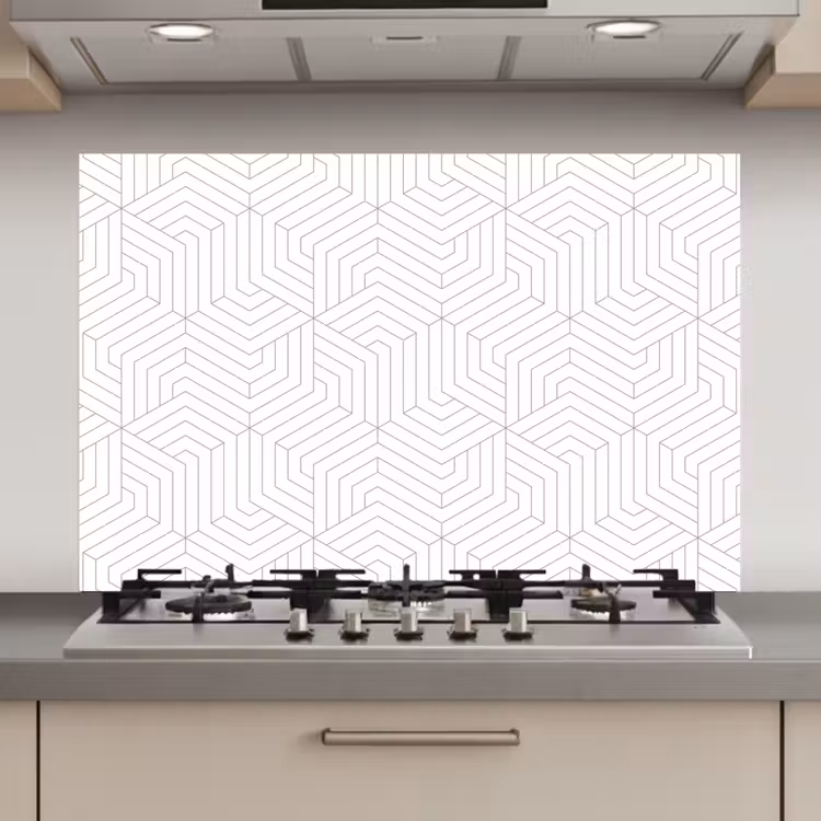 Abstract - Patronen - Design - Lijn keuken achterwand spatscherm klein 900 -3d_website