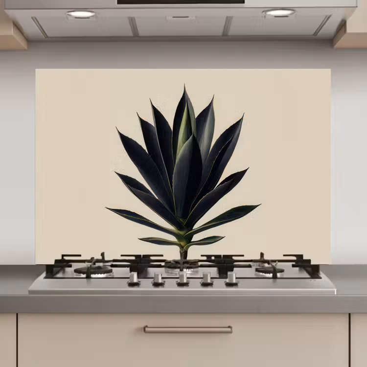 Agaveplant - Symmetrisch - Groen keuken achterwand spatscherm klein -3d_website
