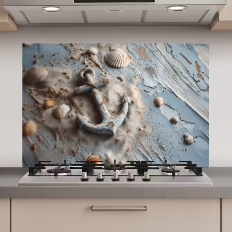 Anker - Hout - Schelpen - Zand keuken achterwand spatscherm klein -3d_website