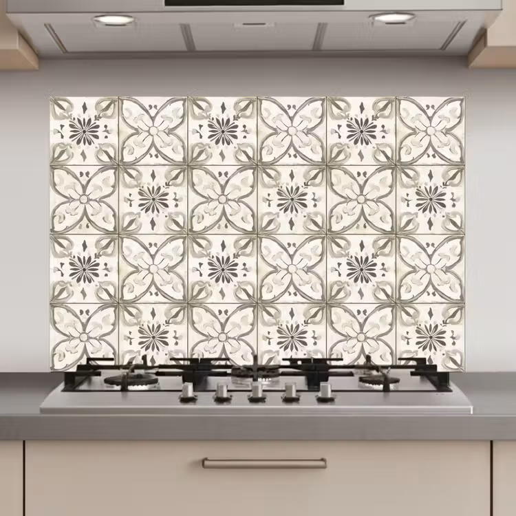 Antiek - Tegel - Beige keuken achterwand spatscherm klein 900 -3d_website
