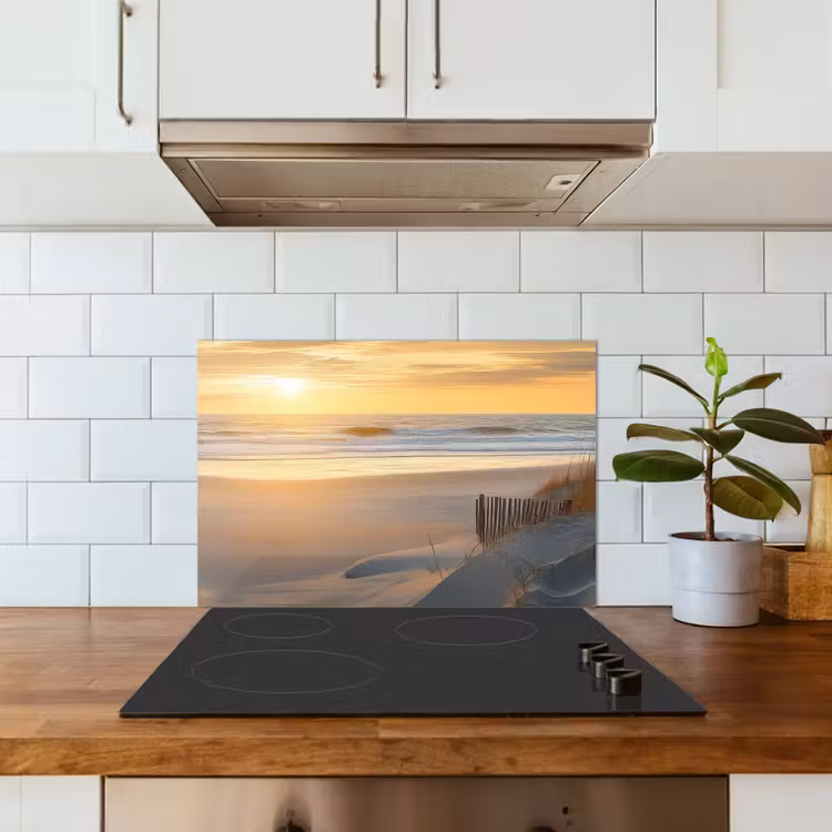 Strand - Duinen - Zonsondergang keuken achterwand spatscherm klein -sfeer2