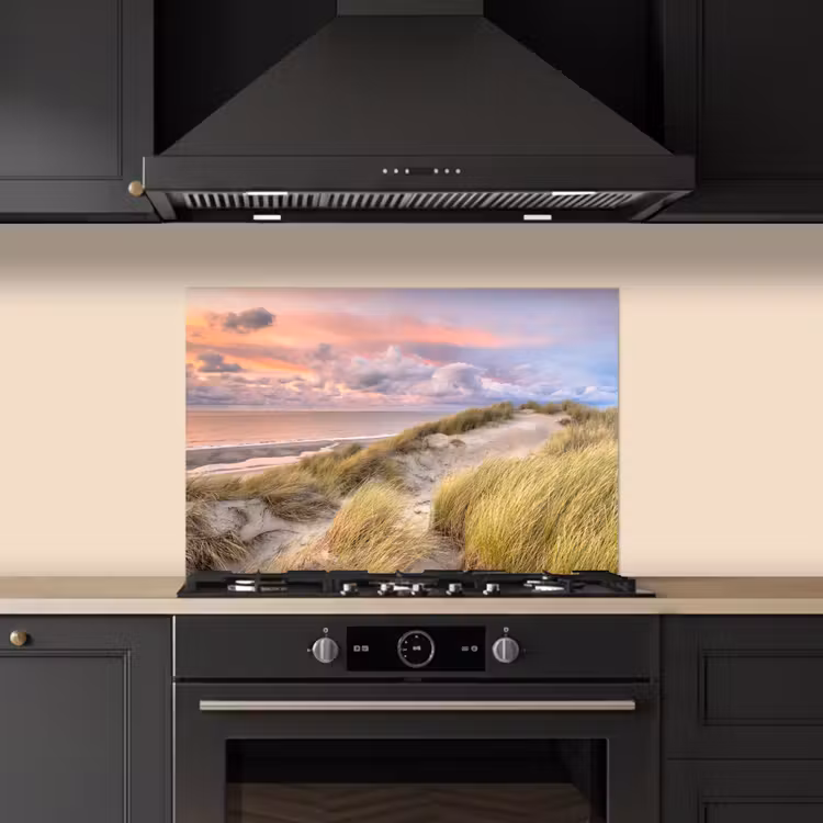 Strand - Zee - Duin - Zonsondergang keuken achterwand spatscherm klein -sfeer1
