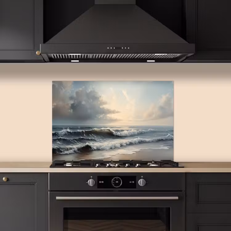 Strand - Zee - Zonsondergang keuken achterwand spatscherm klein -sfeer1