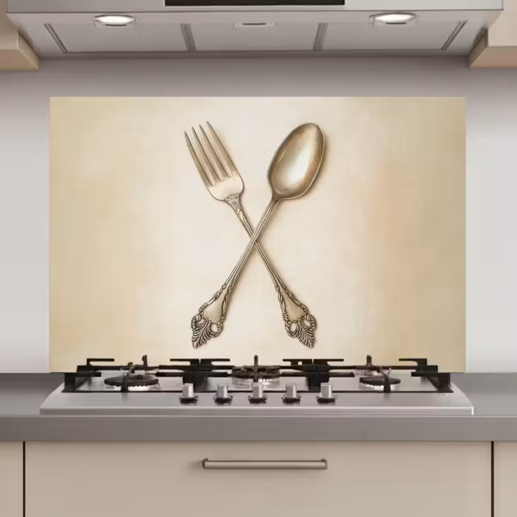 Beige - Vintage - Bestek keuken achterwand spatscherm klein -3d_website