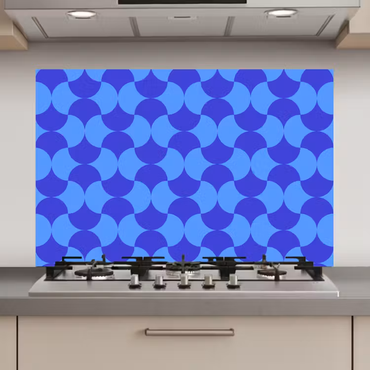 Blauw - Maanvlakken - Patroon keuken achterwand spatscherm klein 900 -3d_website