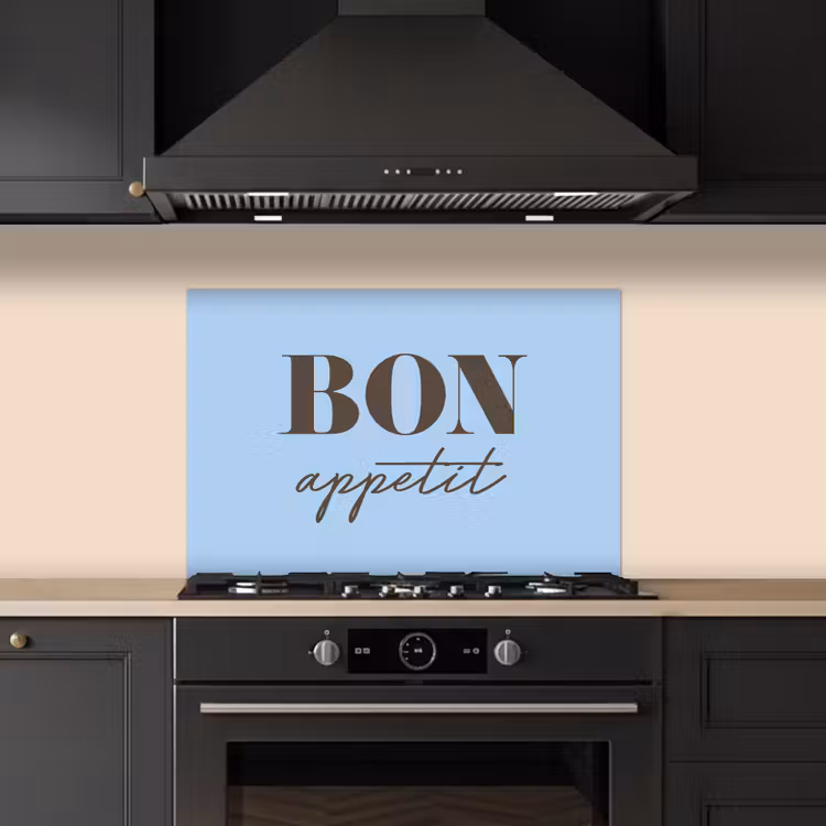 Bon appetit keuken achterwand spatscherm klein -sfeer1