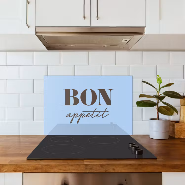 Bon appetit keuken achterwand spatscherm klein -sfeer2