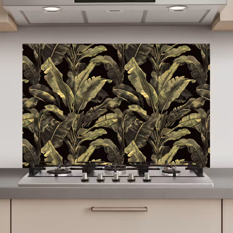 Botanisch - Bladeren - Groen keuken achterwand spatscherm klein 900 -3d_website