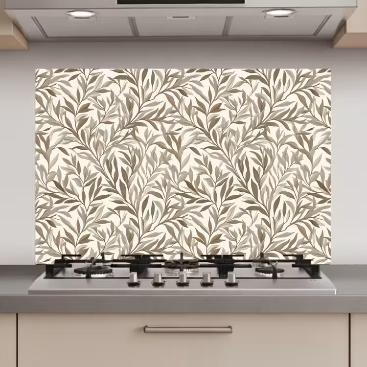 Takken - Botanisch - Taupe keuken achterwand spatscherm klein 900 -3d_website