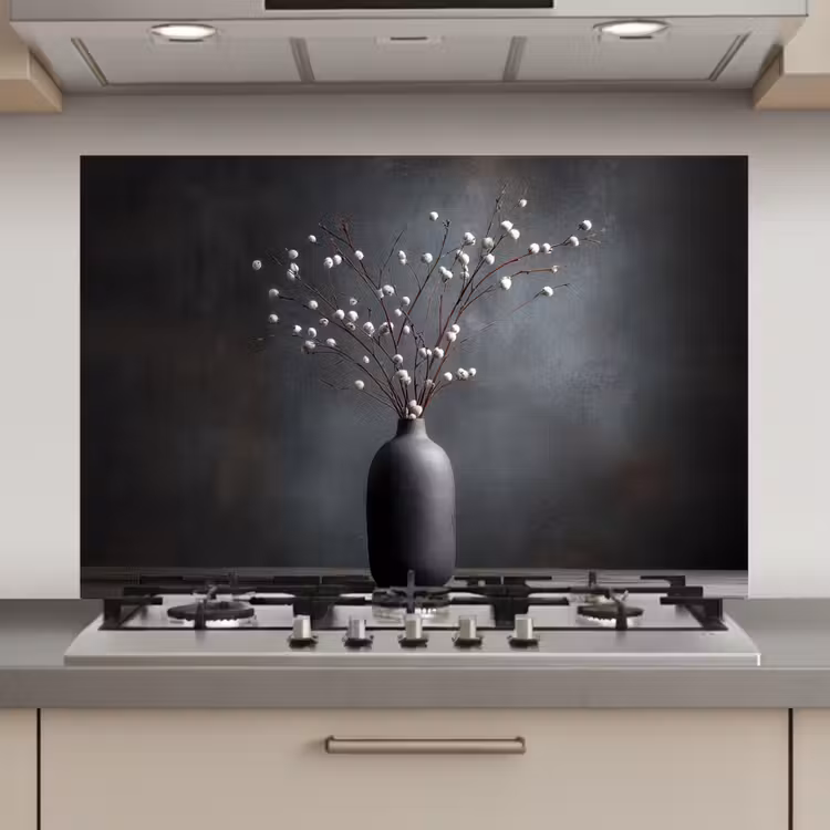 Takken - Vaas - Bolletjes - Wit keuken achterwand spatscherm klein -3d_website