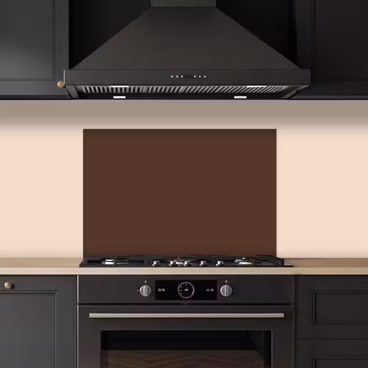 Bruin - Donker - Kleuren keuken achterwand spatscherm klein 900 -sfeer1