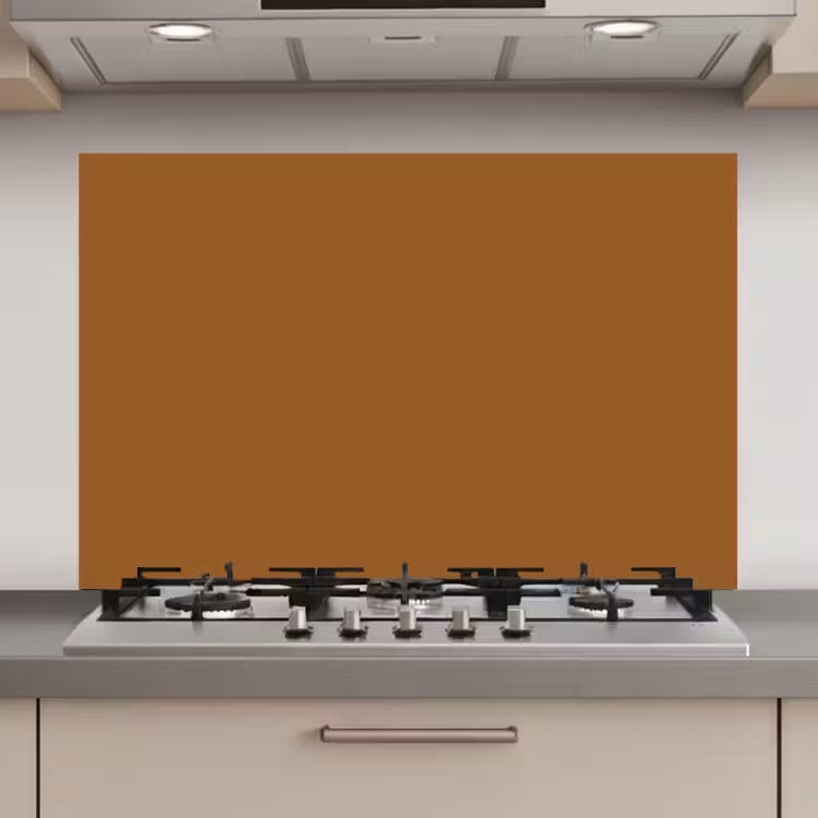 Bruin - Aardetint - Effen kleur keuken achterwand spatscherm klein 900 -3d_website