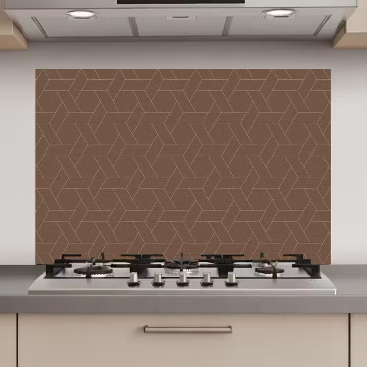 Bruin - Roze - Patroon keuken achterwand spatscherm klein 900 -3d_website