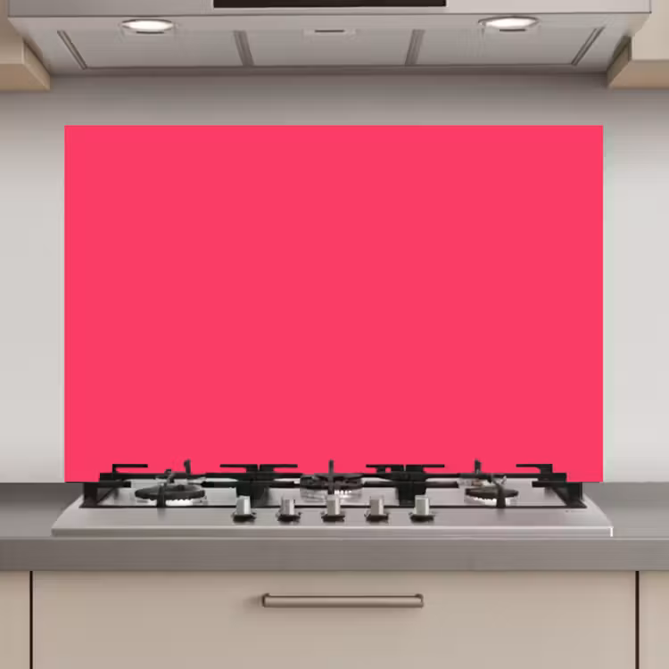 Karmijn - Kleuren - Palet - Roze keuken achterwand spatscherm klein 900 -3d_website