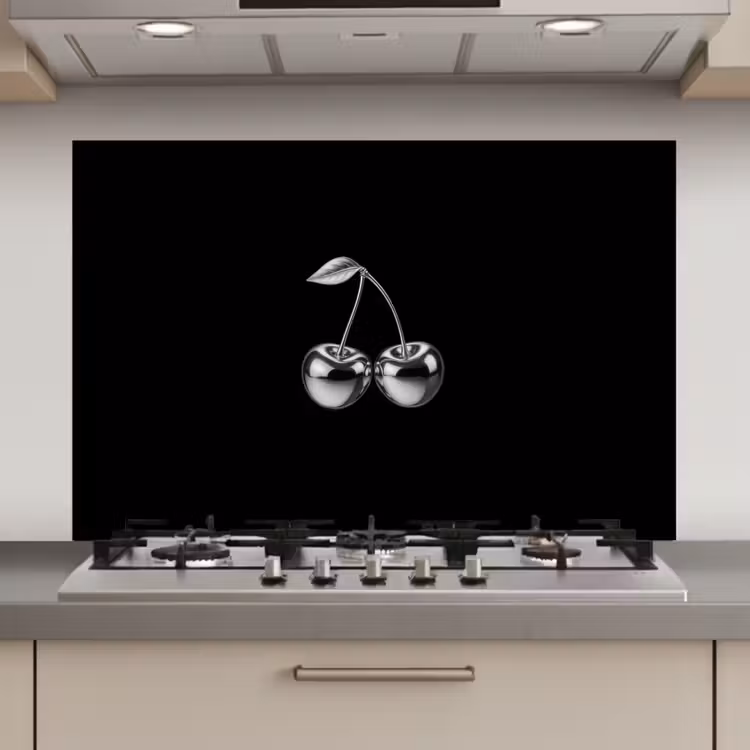 Kers - Luxueus - Metallic keuken achterwand spatscherm klein -3d_website
