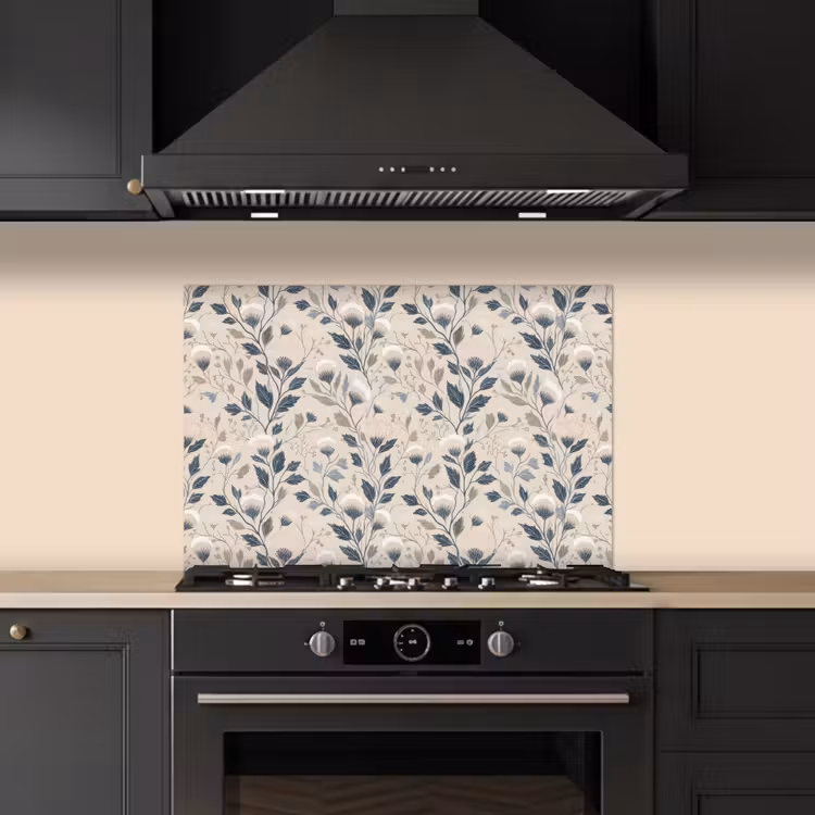 Klassiek - Botanisch - Kleurrijk keuken achterwand spatscherm klein 900 -sfeer1