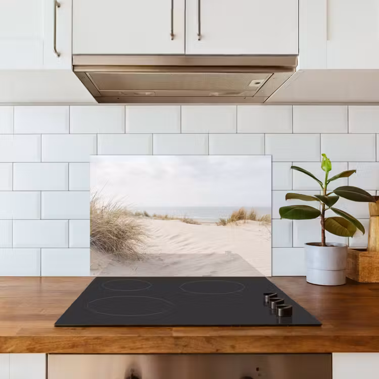 Wolken - Duinlandschap - Zand keuken achterwand spatscherm klein -sfeer2