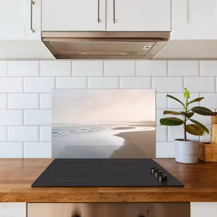 Kustlijn - Strand - Oceaan keuken achterwand spatscherm klein -sfeer2