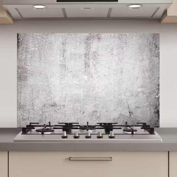 Beton - Grijs - Patroon - Vintage - Industrieel keuken achterwand spatscherm klein -3d_website
