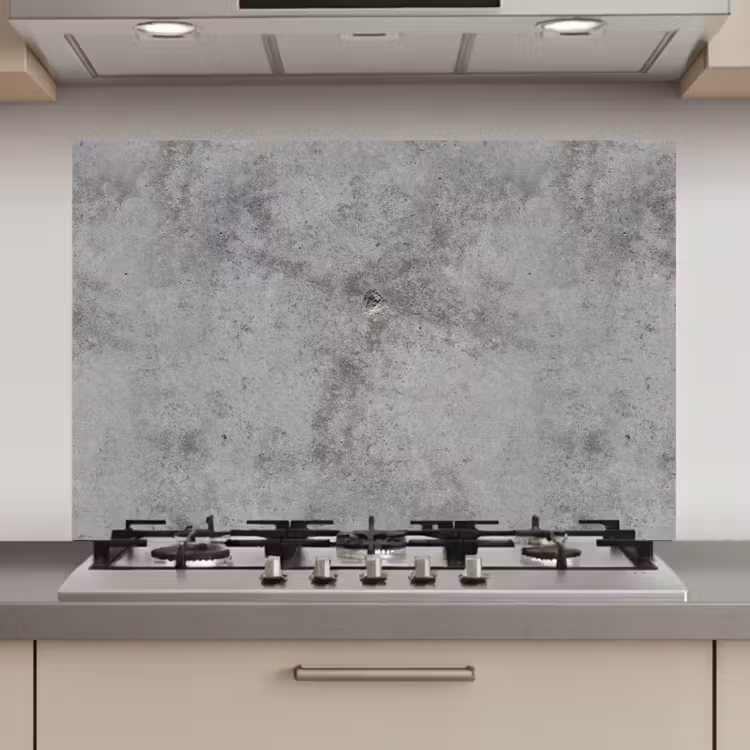 Beton - Grijs - Patronen keuken achterwand spatscherm klein 900 -3d_website