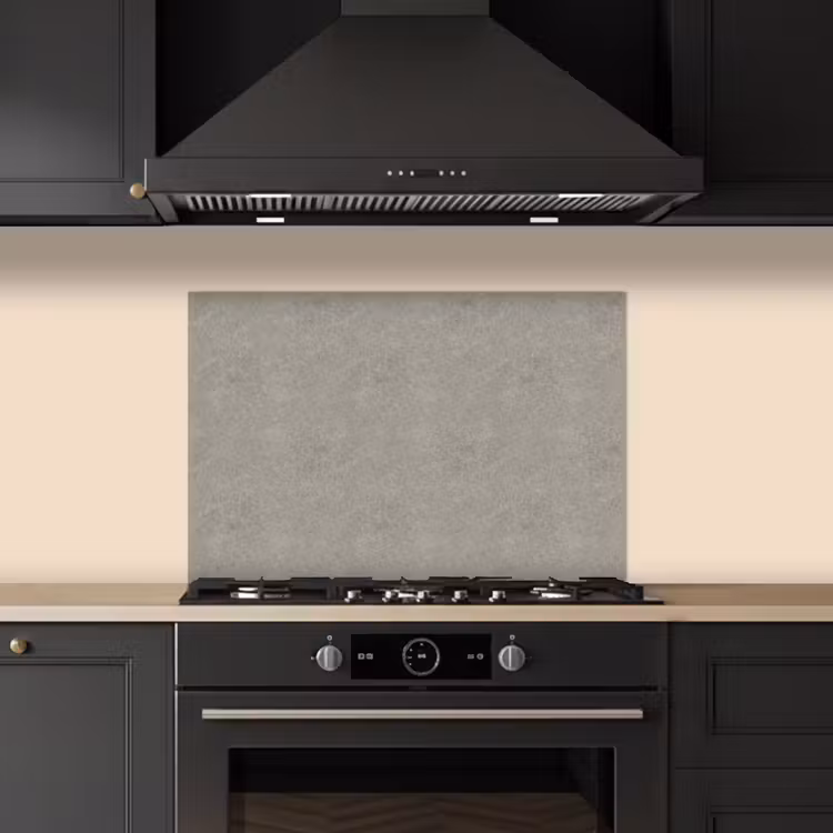 Beton - Grijs - Patronen - Industrieel keuken achterwand spatscherm klein 900 -sfeer1