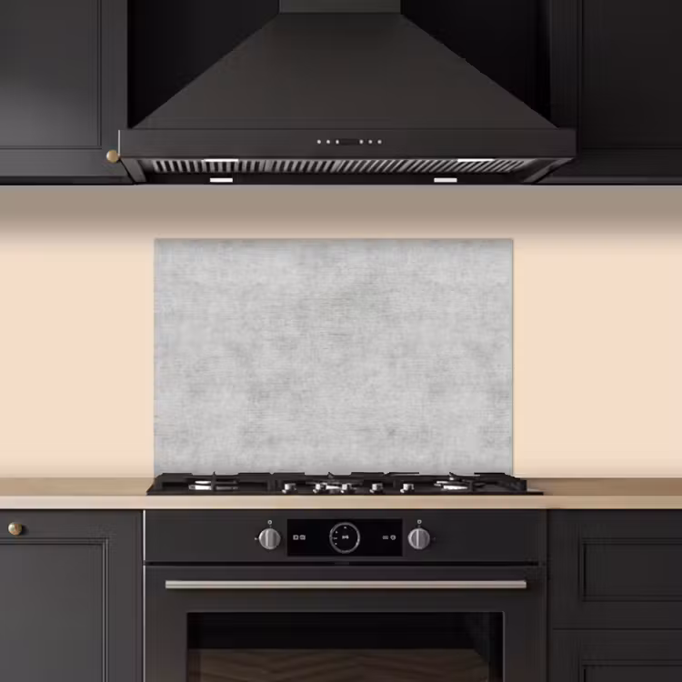Beton - Grijs - Industrieel - Patroon keuken achterwand spatscherm klein 900 -sfeer1