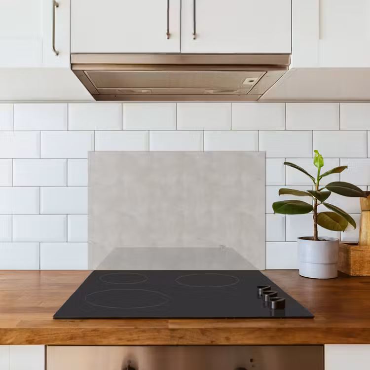 Beton - Patroon - Abstract keuken achterwand spatscherm klein 900 -sfeer2