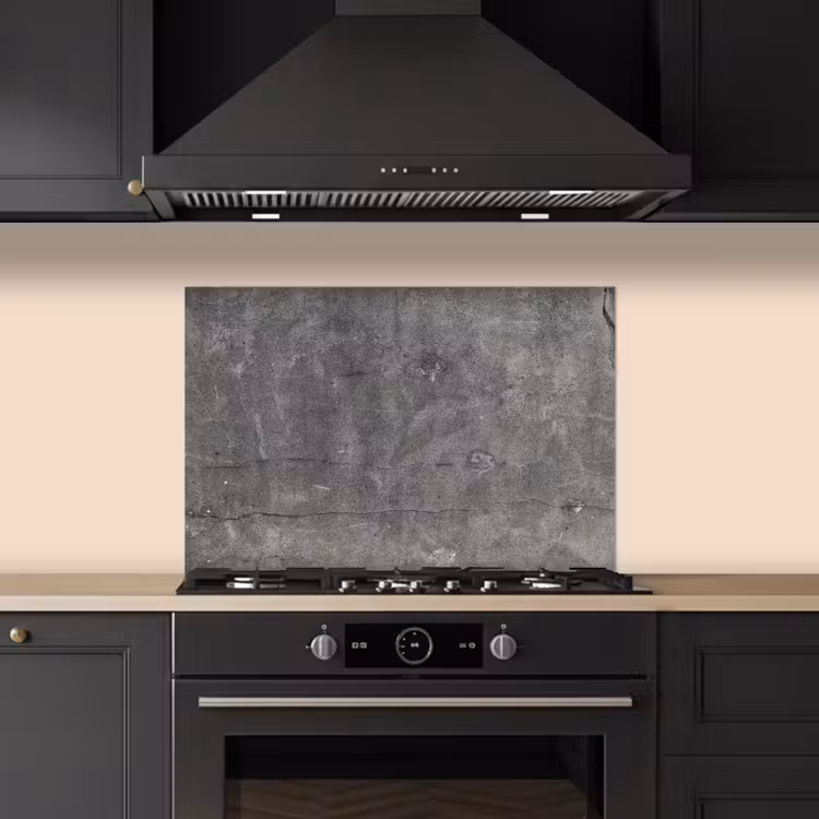 Beton - Muur - Cement keuken achterwand spatscherm klein -sfeer1