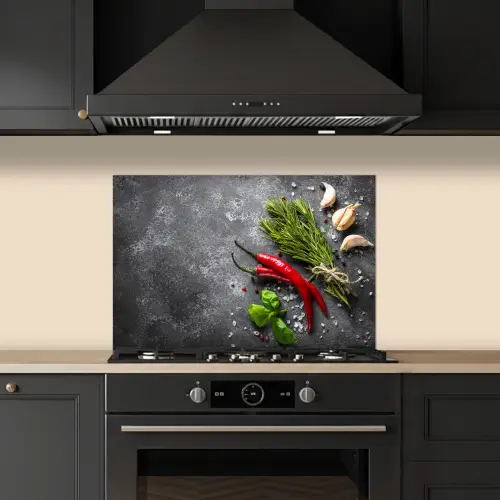 Contrast in Smaak en Textuur keuken achterwand spatscherm klein -sfeer1
