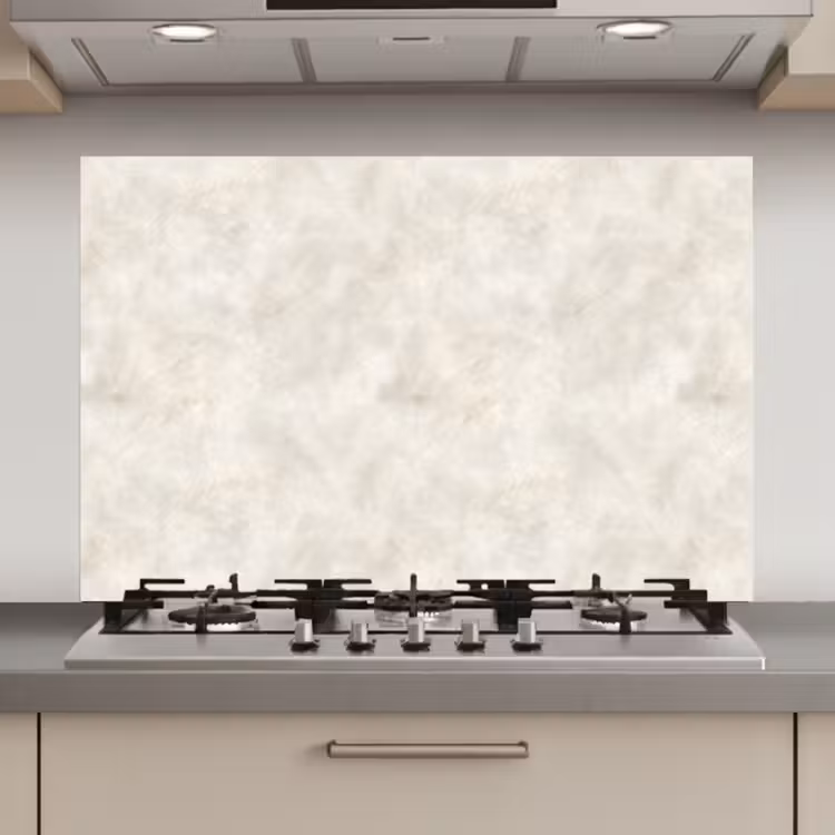 Crèmebeige - Marmer - Aders keuken achterwand spatscherm klein 900 -3d_website