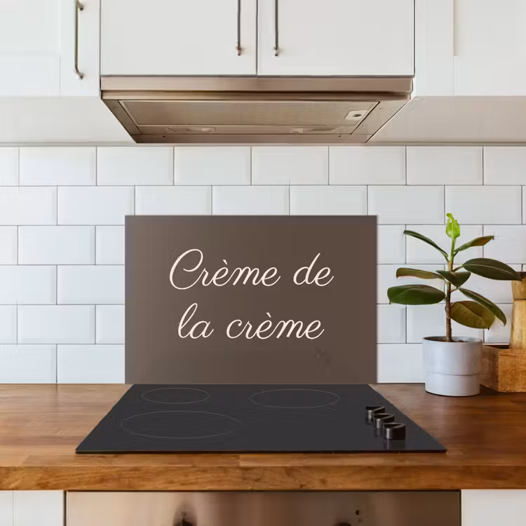 Creme de la creme keuken achterwand spatscherm klein -sfeer2