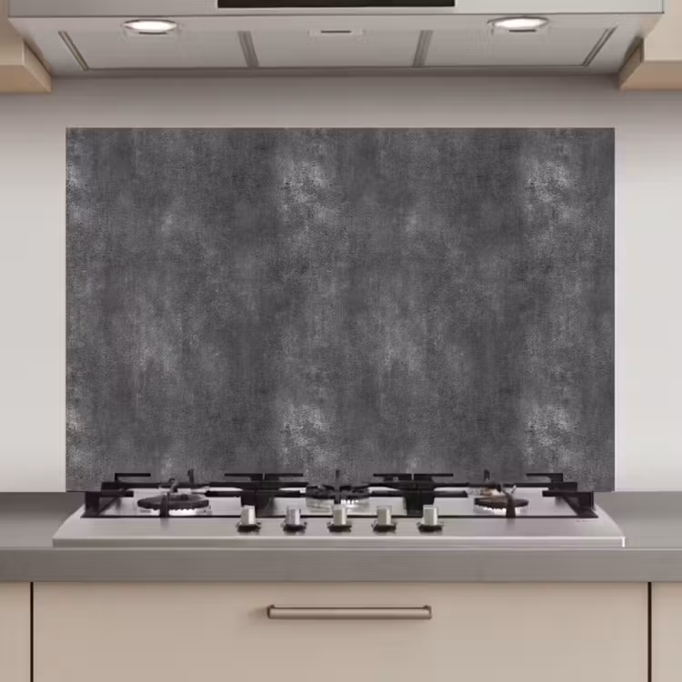 Donkergrijs - Ruw - Beton keuken achterwand spatscherm klein 900 -3d_website