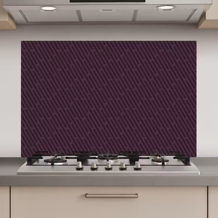 Donker - Paars - Patroon - Strepen keuken achterwand spatscherm klein 900 -3d_website