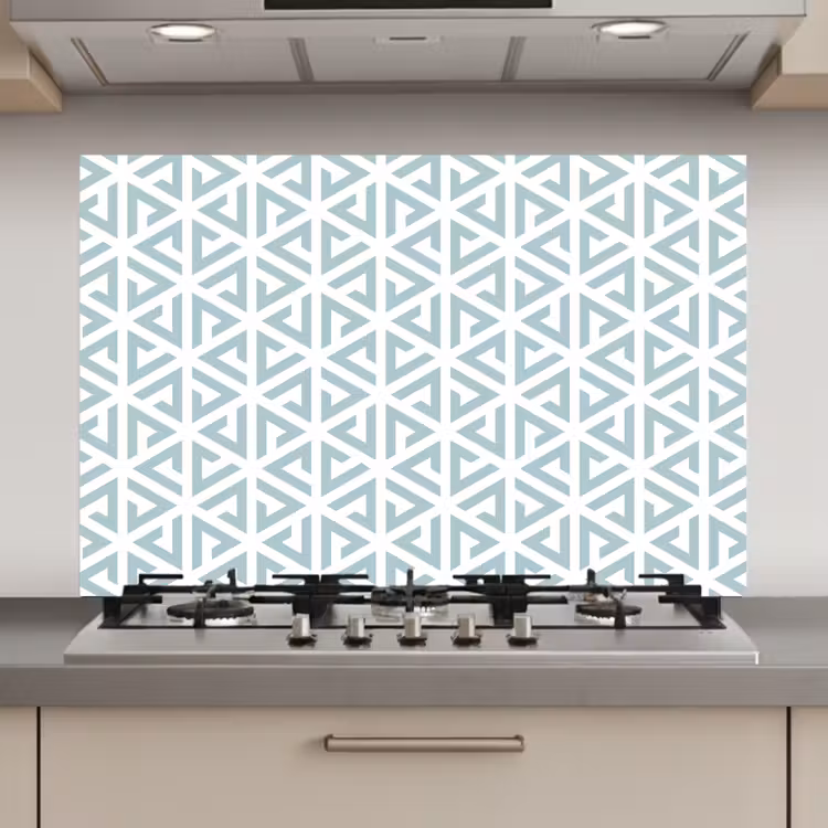 Design - Geometrie - Patroon - Driehoek keuken achterwand spatscherm klein 900 -3d_website